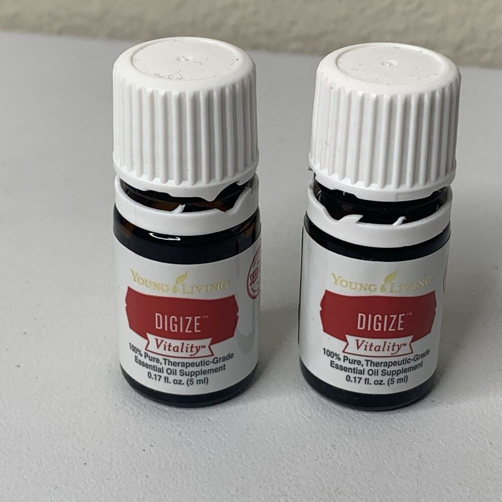 Young Living Essential Oils Lot 2 5ml Digize Vitality Over 70% Full